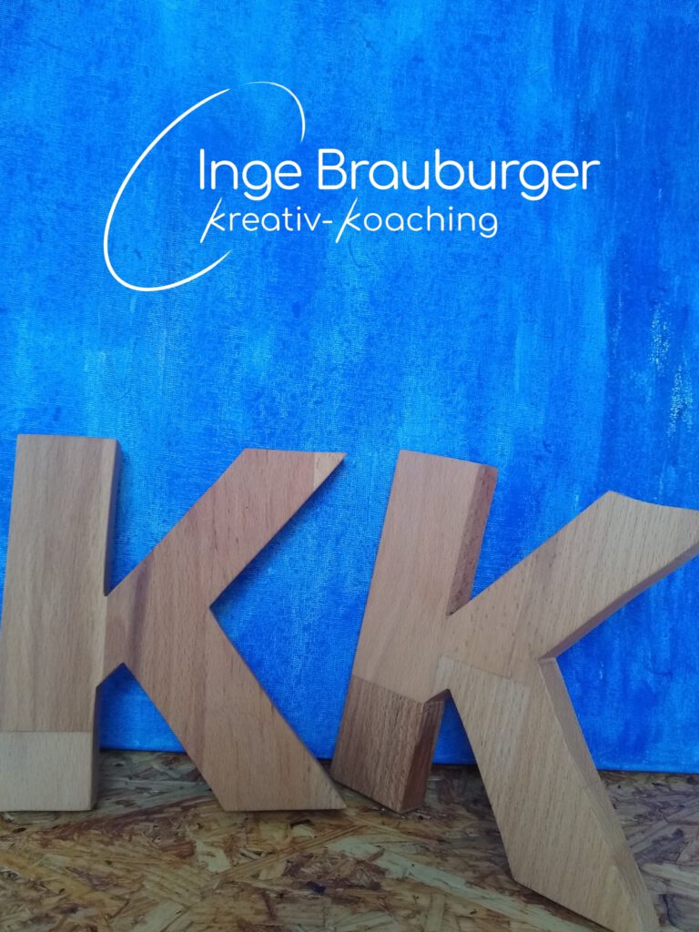 Inge Brauburger, die zwei "K`s" für Kreativ Koaching